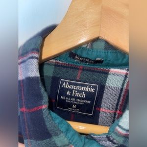 Abercrombie and fitch boyfriend plaid flannel